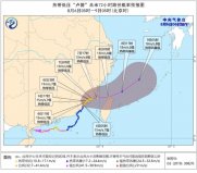 第9號臺風盧碧登陸：登陸時中心最大風力9級